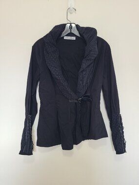 Zone Bleue Paris Vintage Blazer Black Size S Gothic